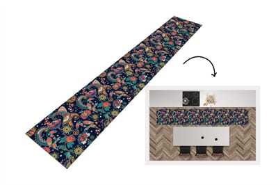 Keukenloper - Loper keuken - Toekan - Vogel - Regenboog - Jungle - Patroon - 300x50 cm - Keukenloper vinyl