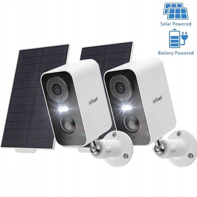 ieGeek Draadloze WiFi Bewakingscamera voor Buiten/Binnen - 2K IP-camera met Nachtzicht in Kleur - Tweewegaudio - PIR-bewegingsdetectie - Geluidssignaal - AI-detectie