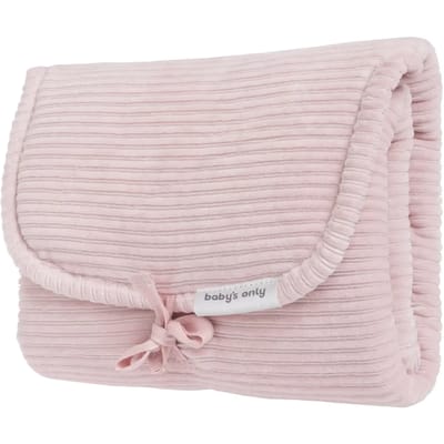 Baby's Only Verschoonmatje Sense - Verschoningsmatje voor onderweg - Oud Roze - Inclusief opbergzakje