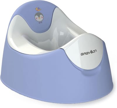 Kinderpotje Trio - Baby toilet - Zindelijkheidstraining - Uitneembare kom - 335 x 28 x 20 cm - Paars