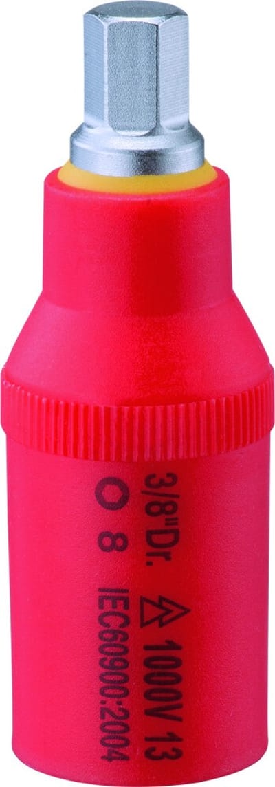 3/8'' Inbus Dop/bit, geïsoleerd 1000V
