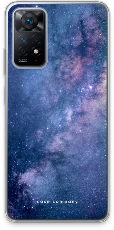 Case Company® - Hoesje geschikt voor Xiaomi Redmi Note 11 Pro hoesje - Nebula - Soft Cover Telefoonhoesje - Bescherming aan alle Kanten en Schermrand
