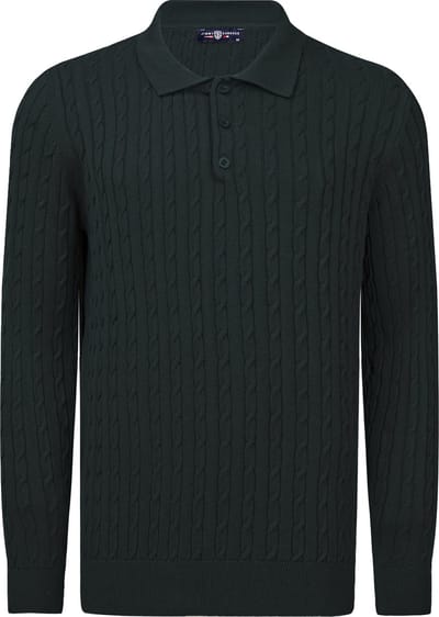 Jimmy Sanders Trui - Sweater - 100% Katoen Heren Groen - L