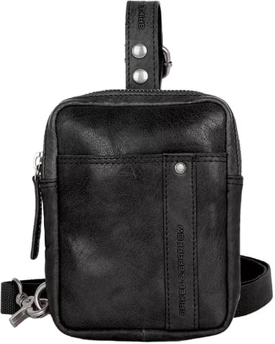 Leren Slingbag - Miami - Zwart