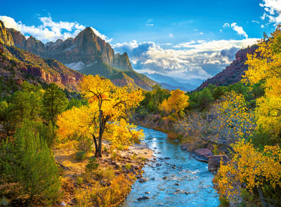 Castorland puzzel Zion Nationalpark herfst USA - 3000 stukjes landschap.