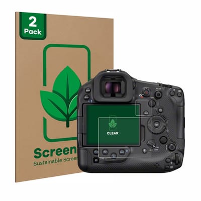 2 Stuks Screenprotector voor Canon EOS R1 - Hoogwaardige Beschermfolie transparant