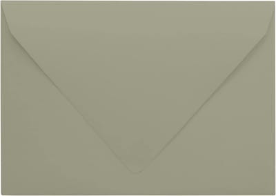 100x A6 Luxe Grijze Enveloppen met Zelfklevende V-Sluiting - 120 gsm Premium Kwaliteit voor Uitnodigingen en Bedankkaartjes