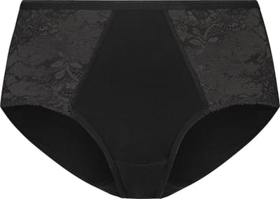 Ten Cate Basics midi met kant zwart voor Dames | Maat M
