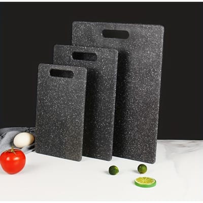 Premium 3-delige snijplankset van imitatiemarmer voor de keuken - Duurzame keukengereedschappen en accessoires