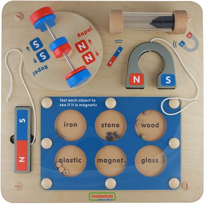 Masterkidz Leren over magnetische aantrekkingskracht - Flex Montessori-wandbord - UNI