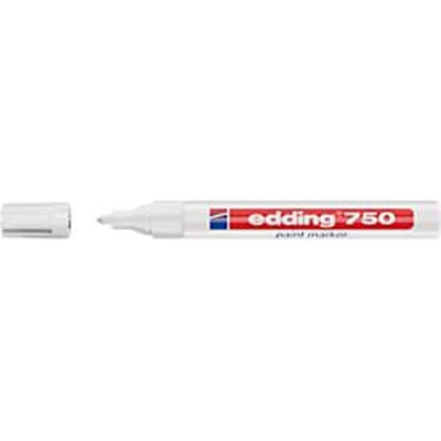 Viltstift edding 750 lak rond 2-4mm wit | 1 stuk