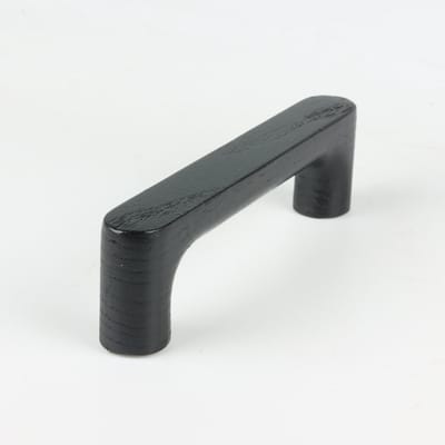 Deurgreep Suus - 96 mm - zwart - hout - geschikt voor binnen - | Zwarte handgreep | Handgreep keuken | | Meubel greep |