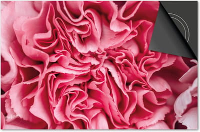Inductie beschermer 60x60 - afdekplaat inductie mat - Dietrix Kookplaat beschermer - Exclusief - Flowers 9 - Bloemlaadjes van dichtbij