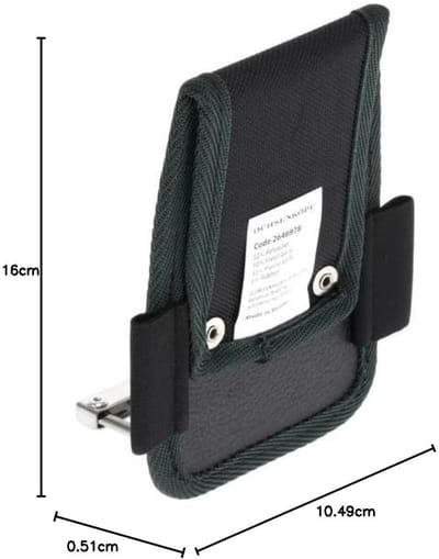 Sappiehouder voor veilig en eenvoudig transport in het bos - 16 x 10.5 cm zwart