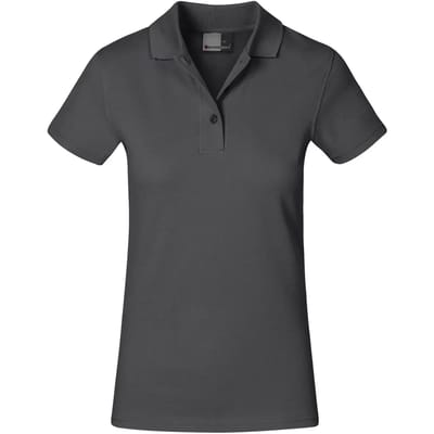 Damespolo 'Superior' met korte mouwen Graphite - XS