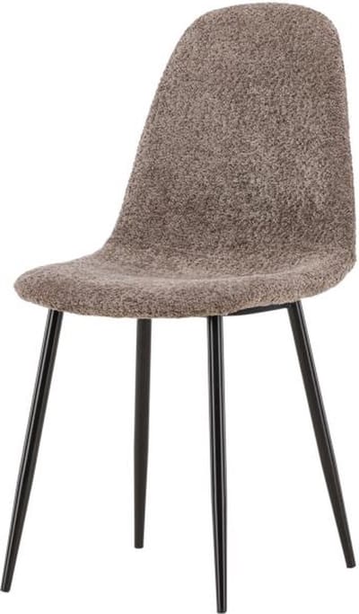Svea - Selo eetkamerstoel - boucle - grijs