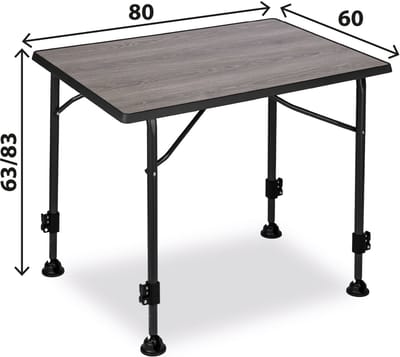Brunner Lineair Grijshout 80 - campingtable