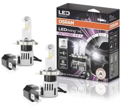 LED H4/H19 retrofitlamp voor off-road gebruik - 350% meer helderheid, 6000K wit