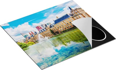 Chefcare Inductie Beschermer Binnenhof met het Hofvijver in Den Haag - 60x50 cm - Afdekplaat Inductie - Kookplaat Beschermer - Inductie Mat