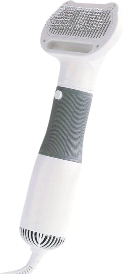 Nivard Hondenfohn - Hondenkam - Hondenborstel -Langhaar - Korthaar - Dog Brush - Haardroger Hond - Katten - Ontharing - Grijs