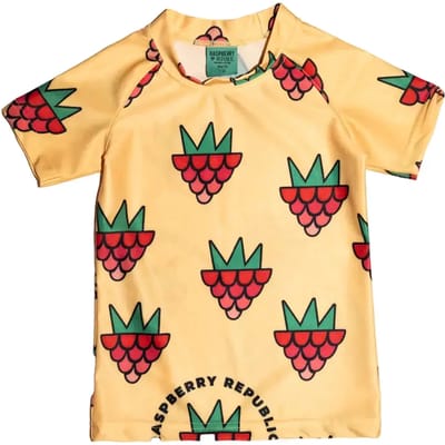 T-shirt babybadje Raspberry Republic