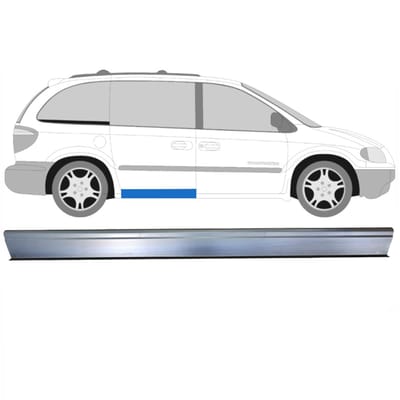 Schuifdeur dorpel reparatiepanel voor Chrysler Voyager 2000-2008