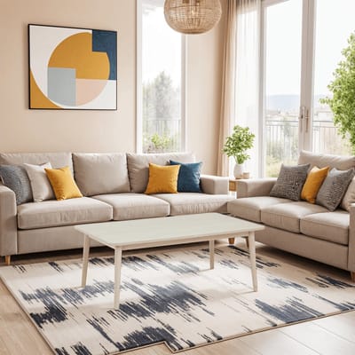 Salontafel 125x70cm - Naturel - Eiken Fineer - Salontafel Nyborg