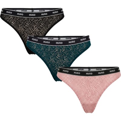 Verpakking van 3 Vrouwen Kant Tangas met Logo 50535265