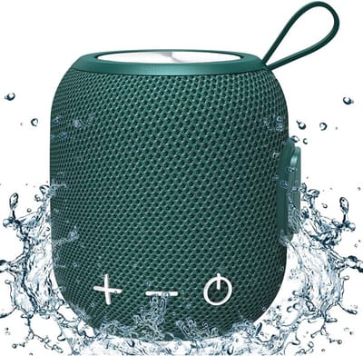 Thuys – Douche Speaker – Badkamer Speaker – Bluetooth – 8cm x 8cm x 9cm – Blauw
