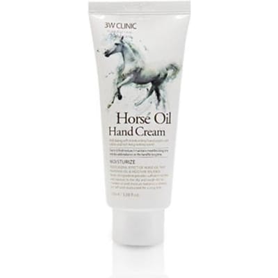 3W CLINIC Crème hydratante pour les mains à l'huile de cheval 100 ml (3 options) #1pcs white
