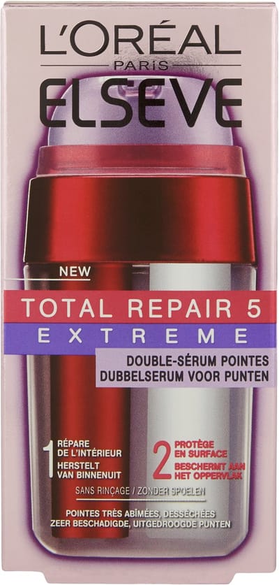 L’Oréal Paris Elsève Total Repair 5 Extreme - Serum 15 ml - Zeer Droog en Beschadigd Haar