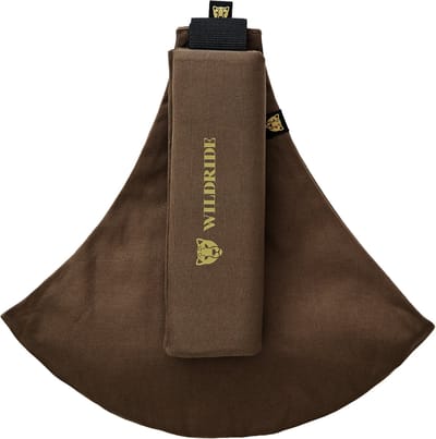 Wildride® Kinderdrager Koffie - 100% Katoen - Lichtgewicht & Draagbaar - Heupdrager Voor Kinderen van 9 Maanden tot 4 Jaar - Draagzak voor Baby en Peuter - Baby Carrier - Tot 20 kg