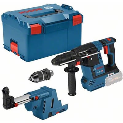 Bosch Professional GBH 18V-26 F Accu combihamer SDS-plus 2,6J + snelwisselboorkop + stofafzuiging 18V Basic Body in L-Boxx - 061191000K