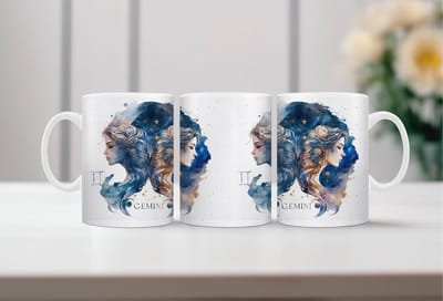 Koffiemok Sterrenbeeld Tweeling - koffiemok - theemok - koffiebeker - mok - drinkbeker - Boogschutter - Ram – Stier - Tweelingen – Kreeft – Leeuw – Maagd – Weegschaal - Schorpioen – Boogschutter – Steenbok – Waterman – Vissen