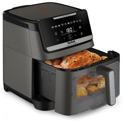Tefal Easy Fry Silence XXL EY846H - Stille Airfryer XXL 7L - 1700W - 43 dB - 10 Programma's - 55% Sneller - Voor 8 Personen