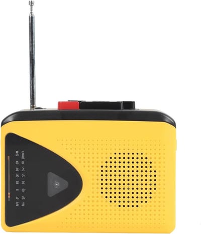 Cassette Speler - Draagbare Recorder - Reizen School Thuis - Ingebouwde Opname Functie - 12 x 8.6 x 3.4 cm