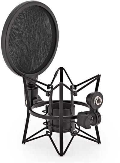 Microfoon Schokdemper met Popfilter van Gear4music