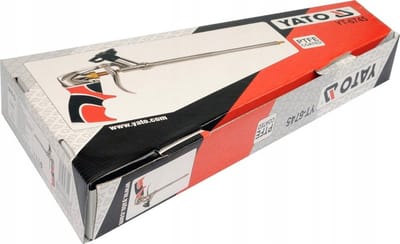 YATO YT-6745 Serie - Pistolet voor Montageschuim - Ergonomische Handgreep - PTFE Coating - Aluminium/Koper