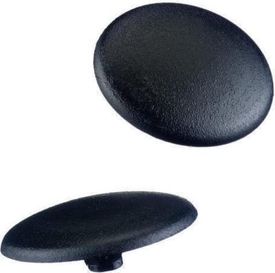 HECO kunststof afdekkap tbv platkop schroeven - 12mm - PZD 2 - RAL 9005 (Per 500 stuks)