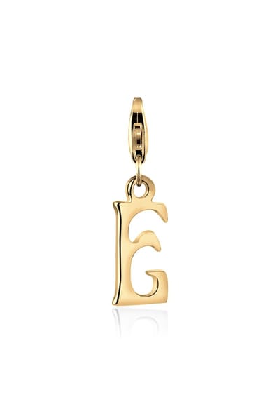 Nenalina - Bedel - Bedeltje Letter Hanger in 925 Sterling Zilver voor alle gangbare Charm- en Bedeldrager - Dames