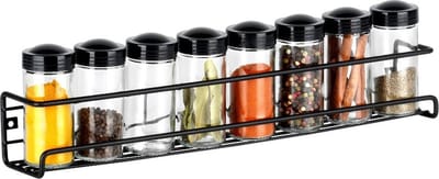 Kruidenrek met Containers 9 delig - Keukenrek - Keukenplank - Staand voor Kruidenpotjes