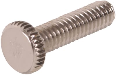 Vernikkelde Schroeven - Gekartelde Schroeven - Bevestigen van Onderdelen - Roestbestendige Afwerking - 8-32 x 1/2 Inch - Zilverkleurig
