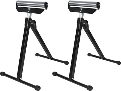 68-108 cm, in hoogte verstelbaar, set van 2 x inklapbare rolbok met antislippoten, steunbok, steunbok, draagvermogen tot 60 kg, werkbanken, rolbok voor hout- en metaalbewerking NAIZY