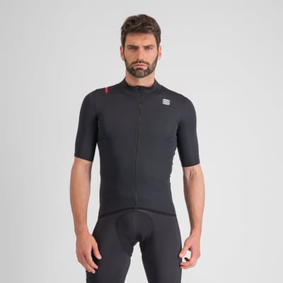 Sportful FIANDRE LIGHT Fietsjas Korte Mouwen BLACK - Mannen - maat XL