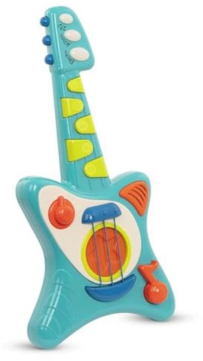 Speelgoedgitaar voor peuters en kinderen - Muzikale speelgitaar met liedjesboek - Akoestische en elektrische modi