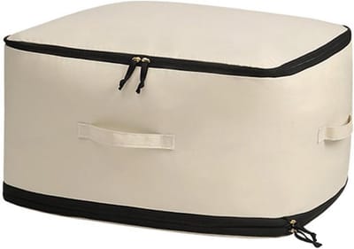 Opbergzak Dekbed - Kleding Opbergen - Ruimte Maximaliseren - Anti-Vocht Stof - 52x42x30cm - Zwart