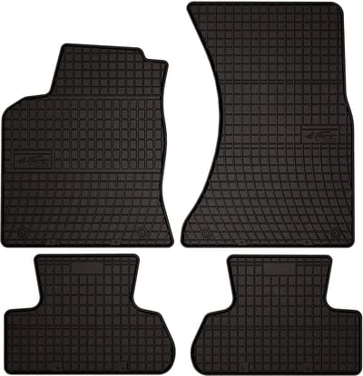 Wielganizator SolidPRO Serie - Rubber Autovloermatten - Audi Q5 I SUV (2008-2017) - Zwart - Dopasowane