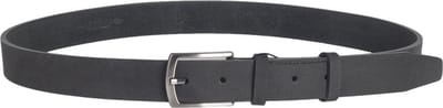 Zwarte Lederen Riem van 3 cm Breed – Dames Riem Of Heren Riem – Taille maat 90 cm