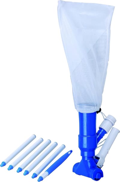 VH Supplies® Zwembad Stofzuiger - Bodemzuiger - Zwembadreiniger - Inclusief 5-delige Steel van 150cm