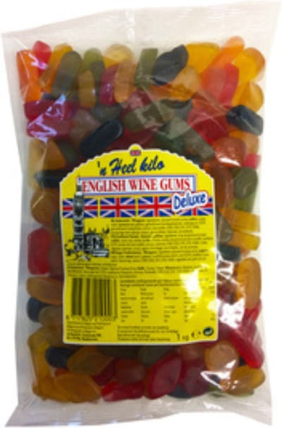 Alltrade English Wine Gums Deluxe | 6 x 1 kg